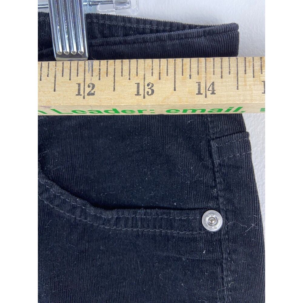 Adriano Goldschmied The Legging Super Skinny Black Corduroy Pant Size 28X30 1061 - Picture 6 of 15